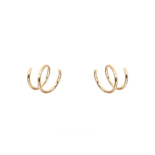 Minimalist Earrings: Spiral