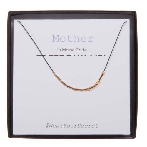  Morse Code Necklace : Mother