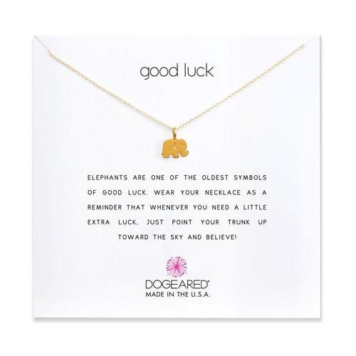 Good Luck Necklace: Elephant/Gold