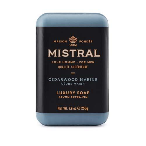 Luxury Bar Soap for Men: Cedarwood Marine