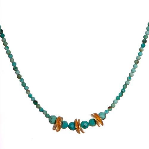 Strung Necklace: Turquoise