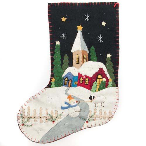 Snowman and House Stocking