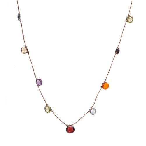  Knotted Chakra Necklace