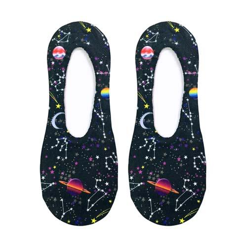 No-Show Liner Socks: Constellations