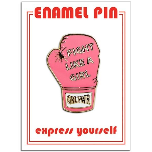  Enamel Pin : Fight Like A Girl