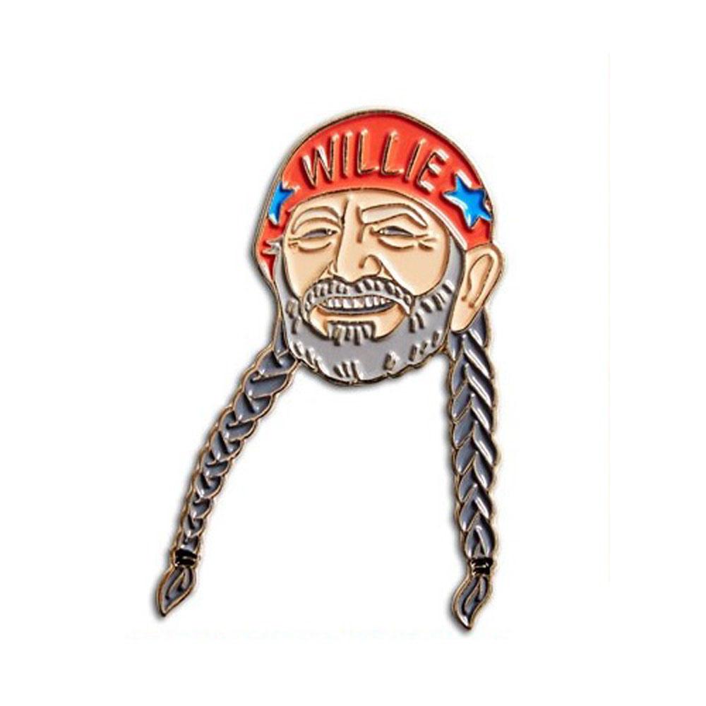  Enamel Pin : Willie Nelson
