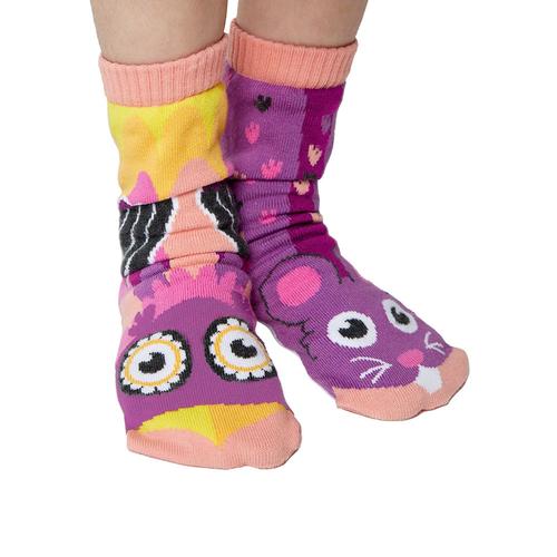 Kids Socks: Owl/Mouse (1-3yrs)