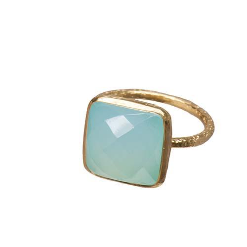  Chalcedony Ring : Size 6