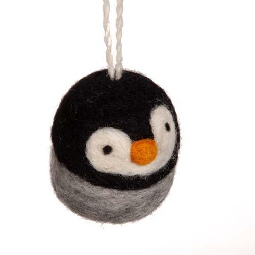 Woolbuddy Ornament: Penguin