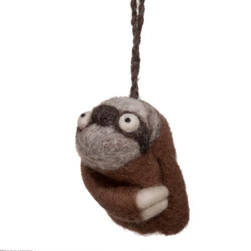 Woolbuddy Ornament: Sloth