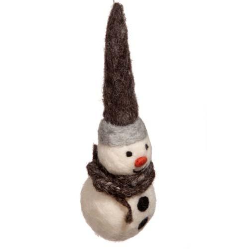  Woolbuddy Ornament : Snowman