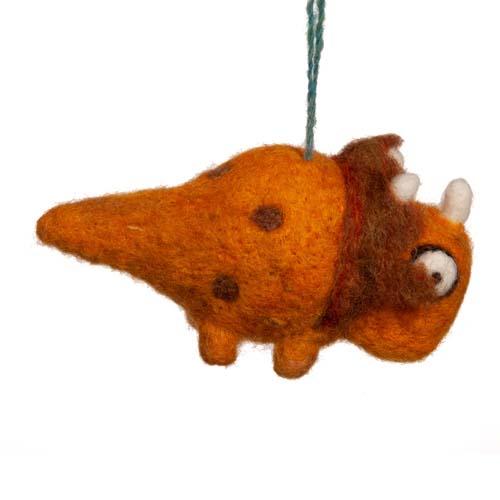 Woolbuddy Ornament: Trceratops