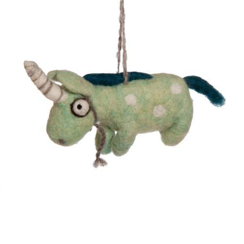 Woolbuddy Ornament: Unicorn