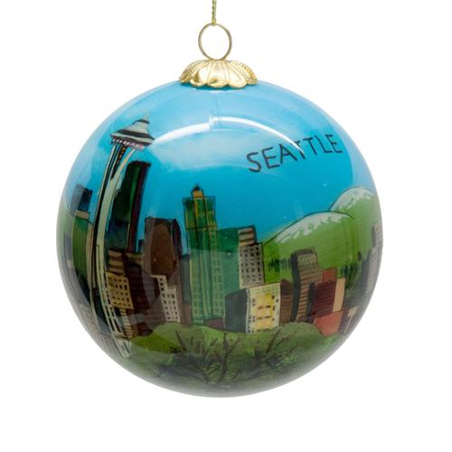 Seattle Skyline Ornament