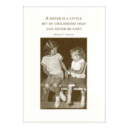 Birthday Card: A Sister Is