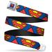  Seatbelt Belt : Superman Shield Blue