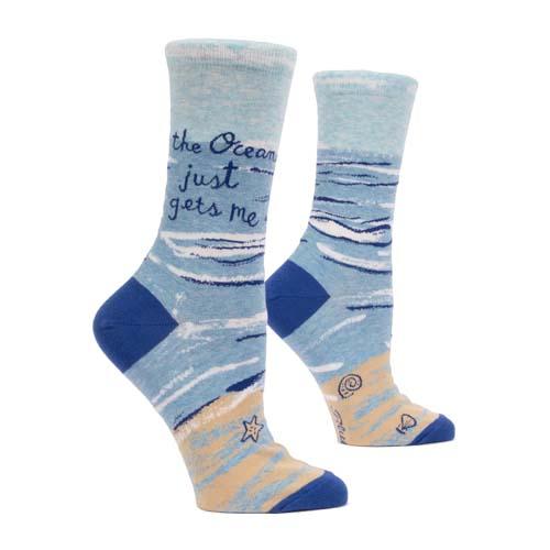 Crew Socks: The Ocean Just Gets Me