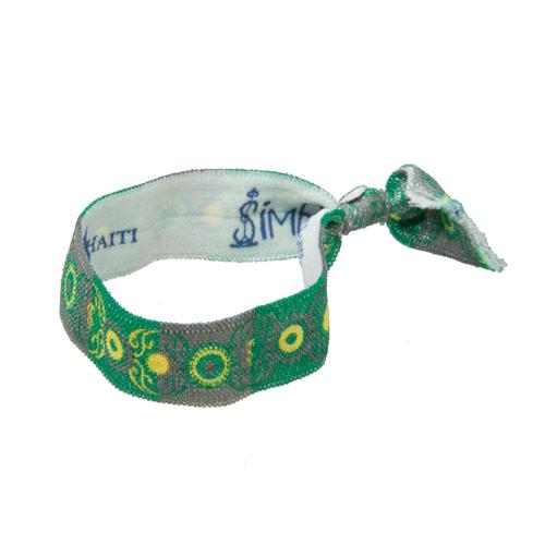 Simbi Hair-Bracelet: Tile Jade
