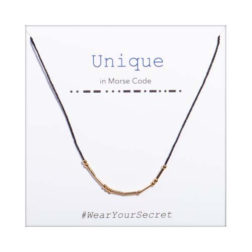 Wear Your Secret Necklace: Unique/Gold