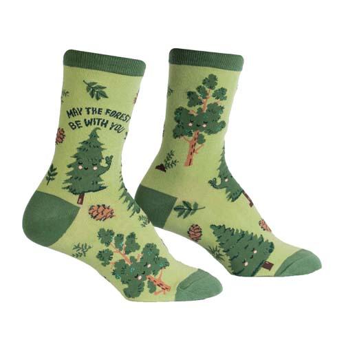 Crew Socks: May The Forest Be With You
