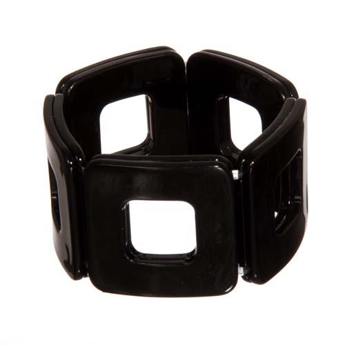 Geometrical Bracelets: Square/Black
