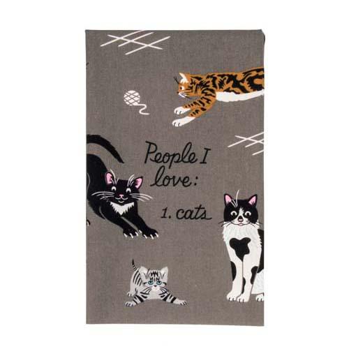 Dish Towel: People I Love: Cats