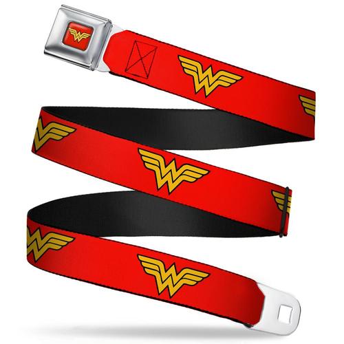 Seatbelt Belt: Wonder Woman Logo