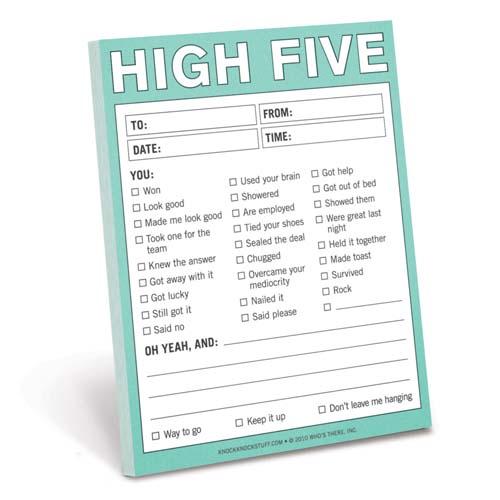 Nifty Notes: High Five