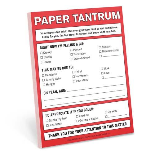 Nifty Notes: Paper Tantrum