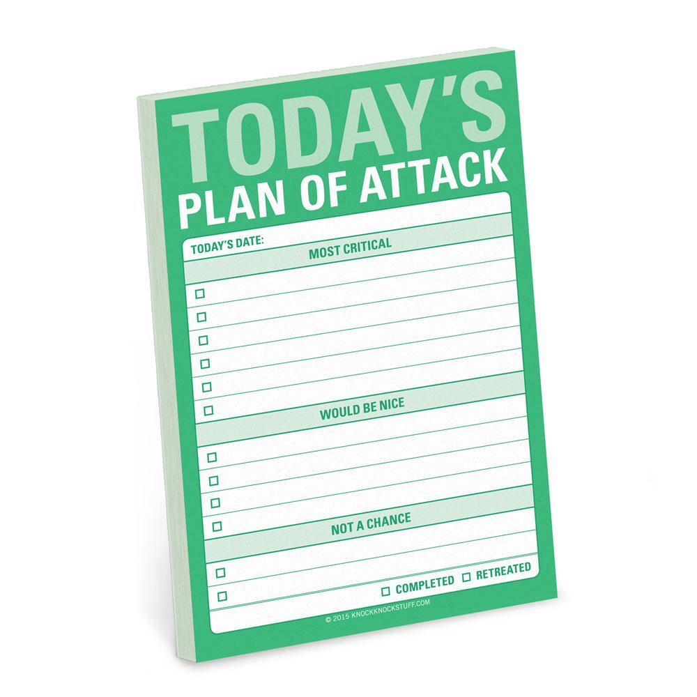 Great Big Sticky Notes: Today's Plan of Attack