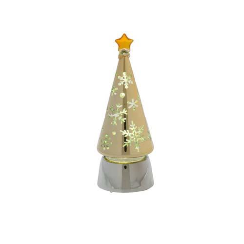 Lighted LED Tree Mini Shimmer: Gold