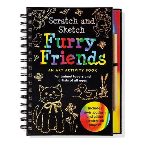 Scratch and Sketch Book: Furry Friends