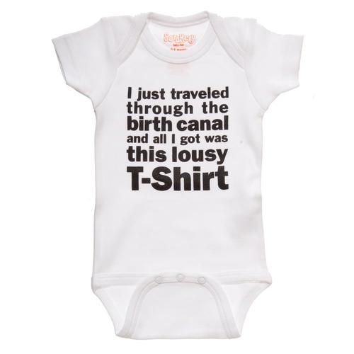 Onesie Snapsuit: Birth Canal