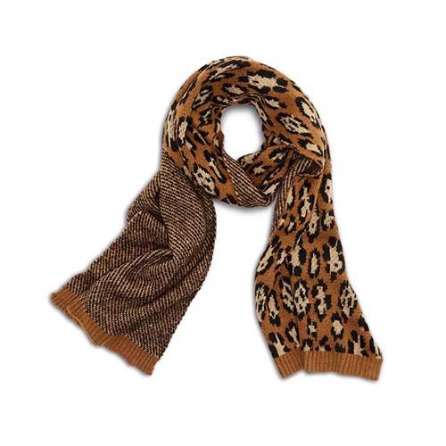 Change Your Spots Scarf: Brown/Black