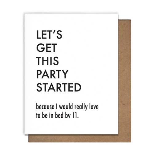 Greeting Card : Party Started