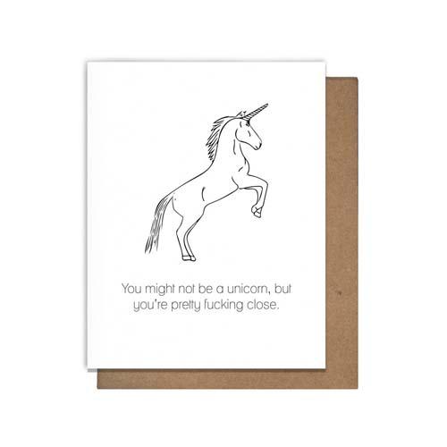 Greeting Card: Unicorn Human