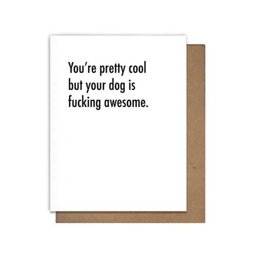 Greeting Card: Awesome Dog