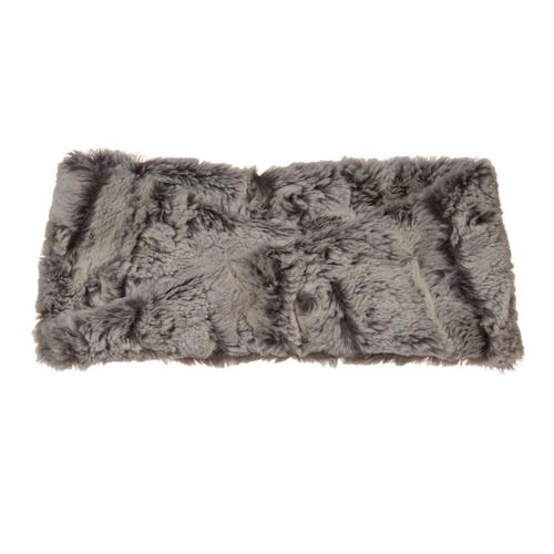 Luxury Faux Fur Headband: Khaki