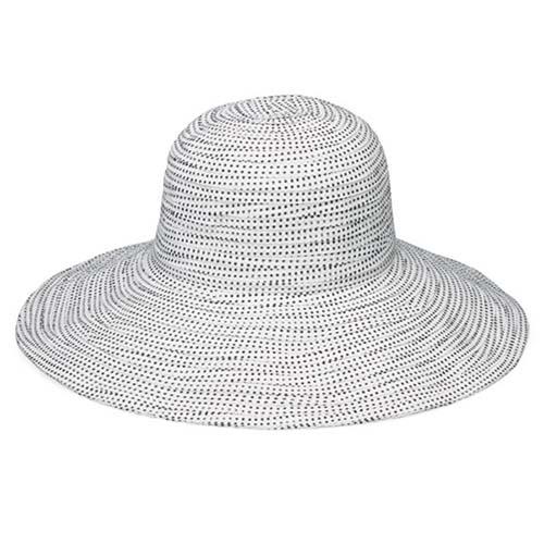 Scrunchie Hat: White + Black