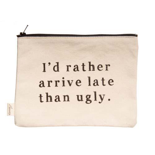Zipper Pouch: Late than Ugly