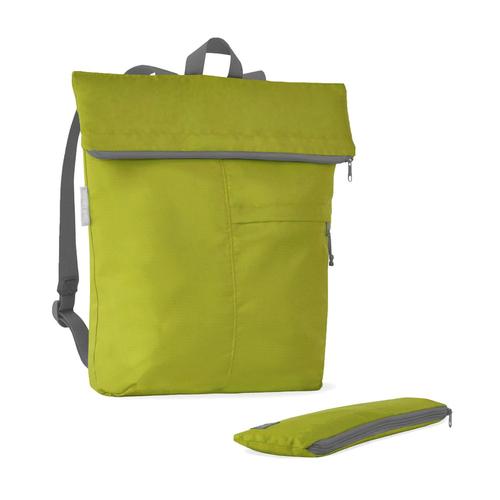 Packable Backpack: Green