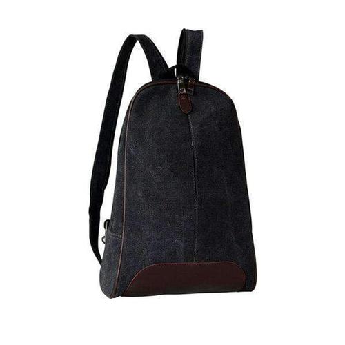 Canvas Backpack: Black