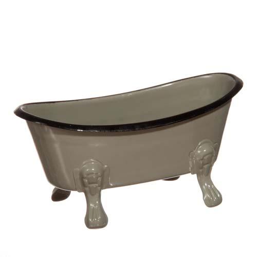 Bathtub Soap Dish: Gray