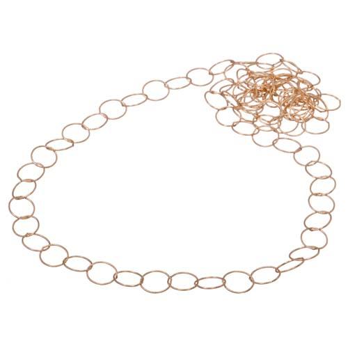 Twisted Cable Necklace: Gold