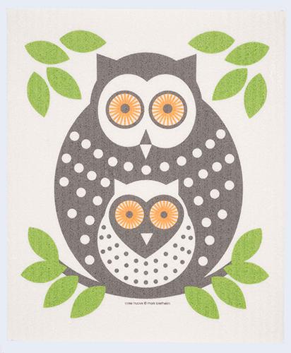  Swedish Dish Towel : Owls