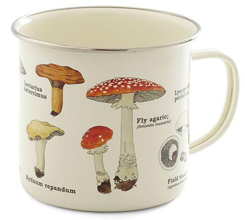 Enamel Mug: Mushrooms