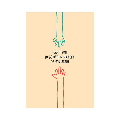 COVID-19 Greeting Card: I Can't Wait