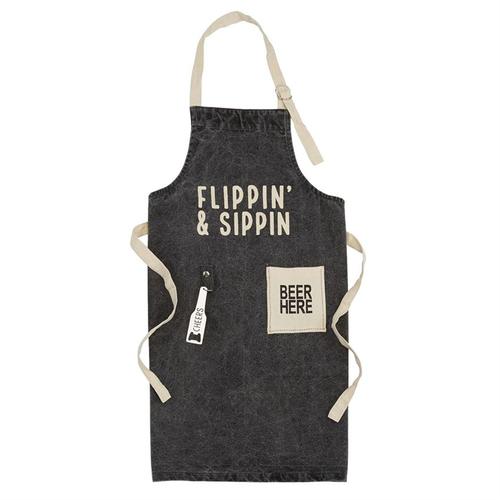 Apron: Flippin & Sippin