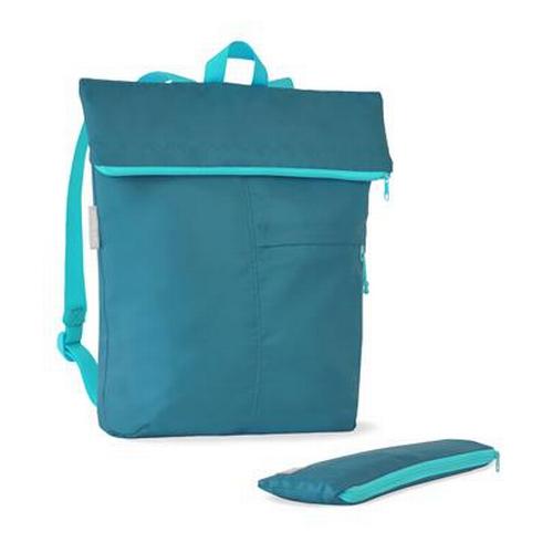 Packable Backpack: Blue