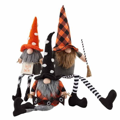 Dangle Leg Halloween Gnome